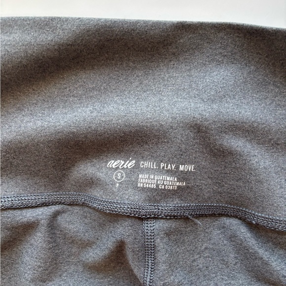 Aerie Chill Play Move Activewear Yoga Gray High-Rise Leggings Athleisure SP BN12 - Picture 7 of 7